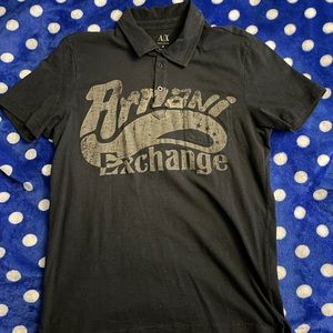 Armani Exchange button up polo